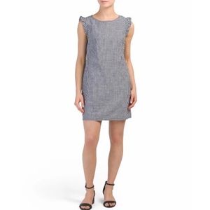 Cynthia Rowley Gingham Seersucker Shift Dress